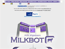 Tablet Screenshot of milkbot.cz